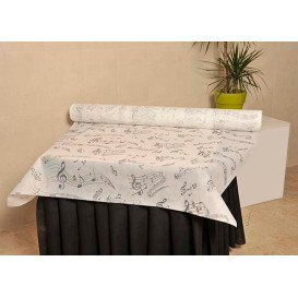 Mantel Rollo Novotex Blanco "Música" 1,2x48m 50g (6 Uds)