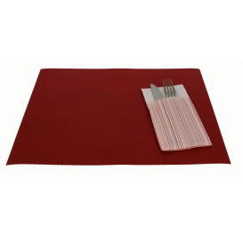 Mantel Individual Reutilizable Burdeos 30x40cm 250g (200 Uds)