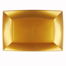 Bandeja de Plastico Oro Nice PP 345x230mm (6 Uds)
