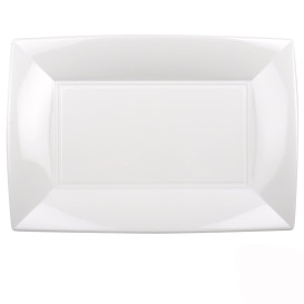 Bandeja de Plastico Blanco Nice PP 345x230mm (6 Uds)