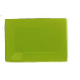 Bandeja de Plastico Pistacho 330x225mm (180 Uds)