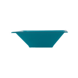 Bol de Plastico Cuadrado Turquesa 120x120x40mm (720 Uds)