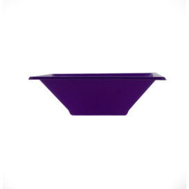 Bol de Plastico Cuadrado Lila 120x120x40mm (720 Uds)