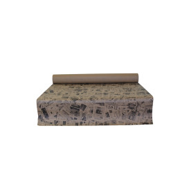 Mantel Papel Rollo Kraft "Prensa" 1,2x100m 37g (6 Uds)