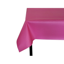 Mantel de Papel Cortado 1x1 Metro Fucsia 40g (400 Uds)