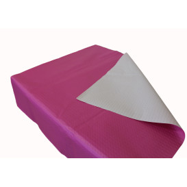 Mantel de Papel Cortado 1x1 Metro Fucsia 40g (400 Uds)