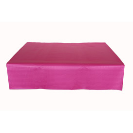 Mantel de Papel Cortado 1x1 Metro Fucsia 40g (400 Uds)