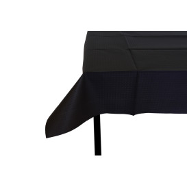 Mantel de Papel Cortado 1x1 metro Negro 40g (400 Uds)