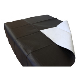 Mantel de Papel Cortado 1x1 metro Negro 40g (400 Uds)