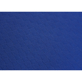 Mantel de Papel Cortado 1x1 Metro Azul 40g (400 Uds)