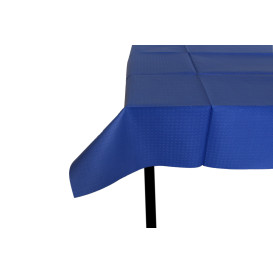 Mantel de Papel Cortado 1x1 Metro Azul 40g (400 Uds)