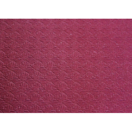 Mantel de Papel Cortado 1x1m Burdeos 40g (400 Uds)