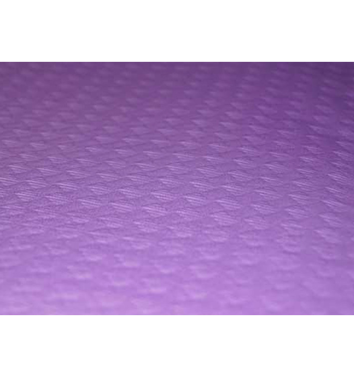 Mantel de Papel Cortado 1x1 Metro Lila 40g (400 Uds)
