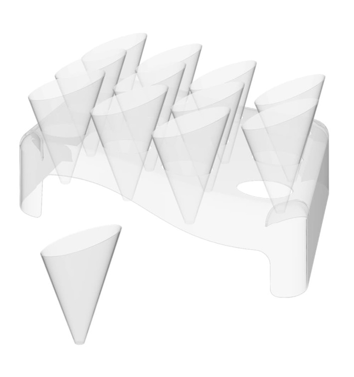 Conos Slice 55ml con Stand 180x260 mm (20 Kits)