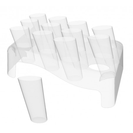 Conos Clear 75ml con Stand 180x260 mm (5 Kits)