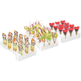 Conos Clear 75ml con Stand 180x260 mm (5 Kits)