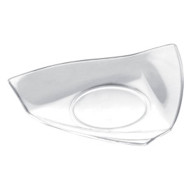 Plato Degustacion Vela Transparente 8,5x8,5 cm (50 Uds)