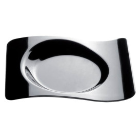Plato Degustacion Forma Negro 8x6,6cm (50 Uds)