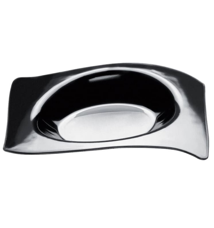 Plato Degustación Flat Negro 8x6,6 cm (500 Uds) Plato Degustación Flat Negro 8x6,6 cm (500 Uds)