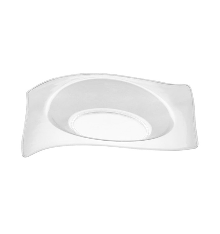 Plato Degustación Flat Transparente 8x6,6 cm (50 Uds)