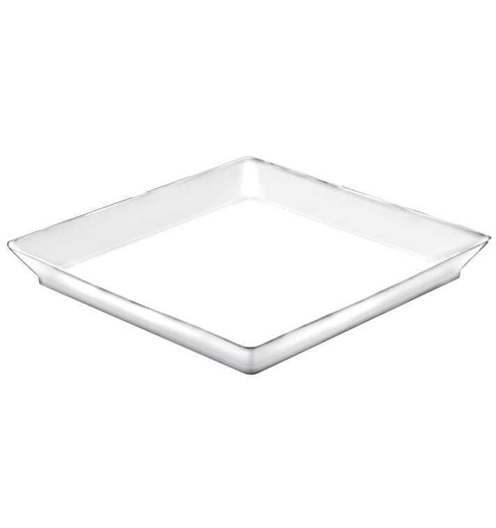 Bandeja Degustación Medium Blanco 13x13 cm (12 Uds)