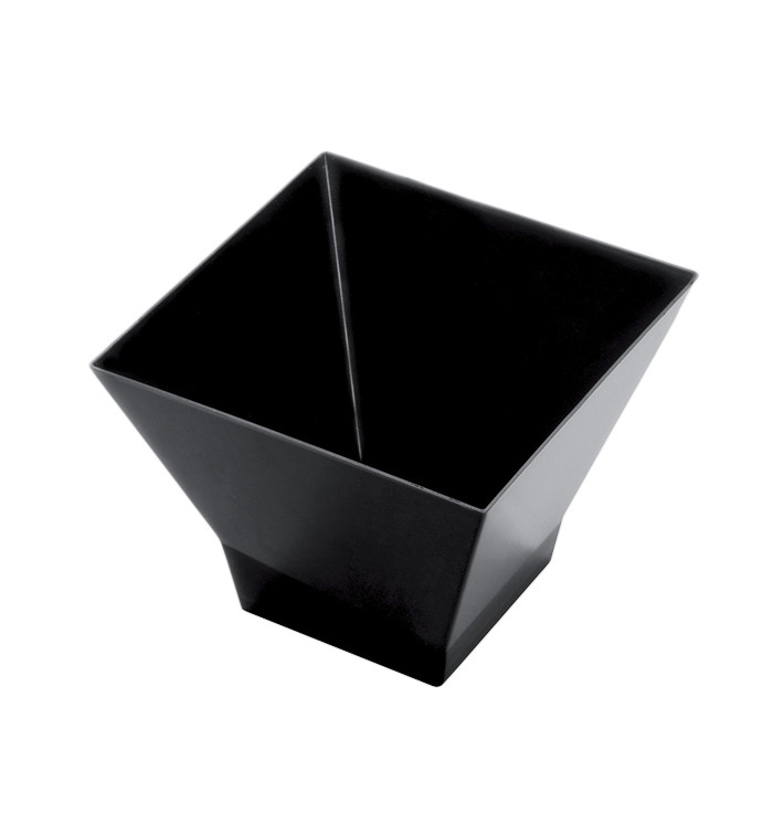 Bol Degustacion Pagoda Medium Negro 200 ml (12 Uds)