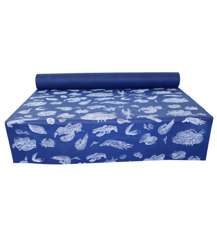 Mantel Rollo Novotex Azul "Marisco" 1,2x48m 50g (1 Ud)