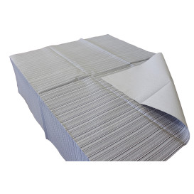 Mantel de Papel Cortado 1x1m "Basic Negro" 37g (400 Uds)