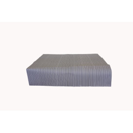 Mantel de Papel Cortado 1x1m "Basic Negro" 37g (400 Uds)