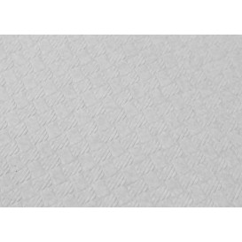 Mantel de Papel Cortado 1x1 Metro Blanco 40g (480 Uds)