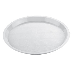 Bandeja Plastico Tray Blanca Ø32cm (5 Uds)