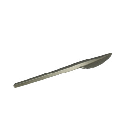 Cuchillo de Plastico PS Plata 165mm (20 Uds)