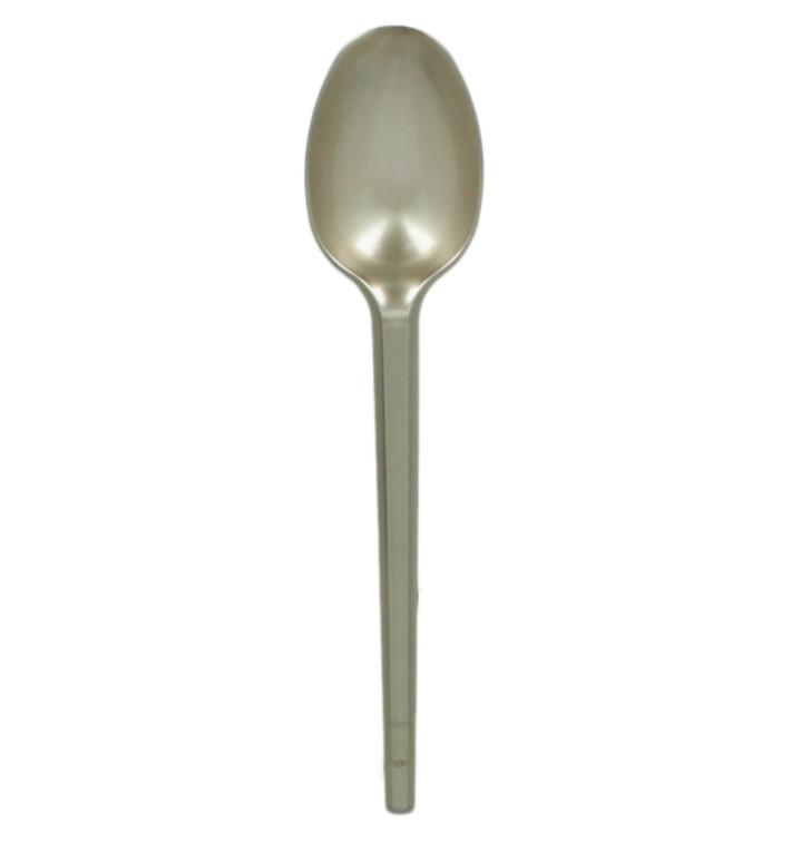 Cuchara de Plastico PS Plata 165mm (20 Uds)