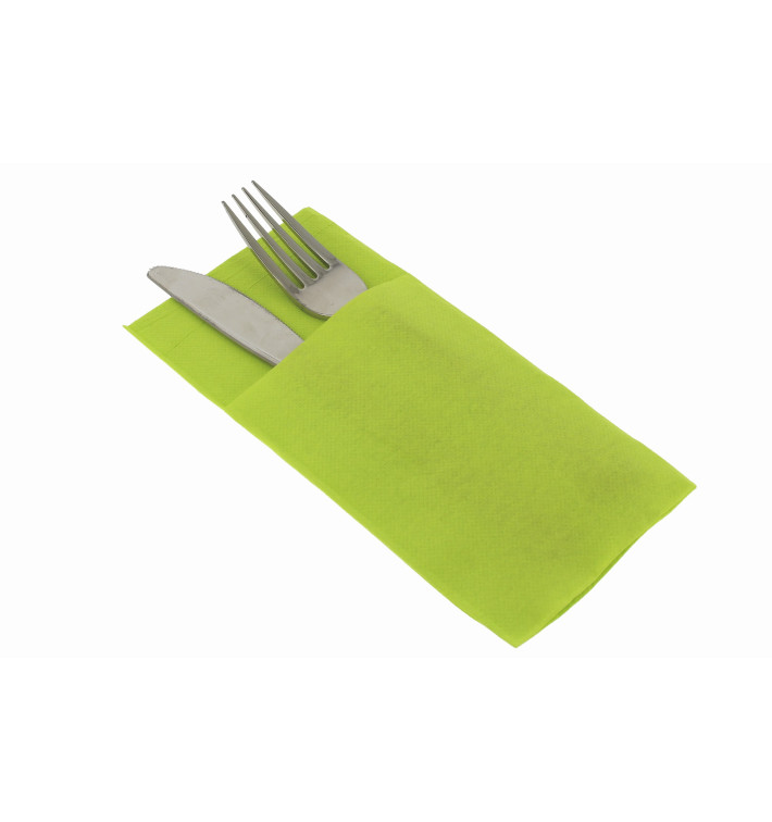 Servilleta Portacubiertos de Papel 40x40cm Negro (30 Uds)