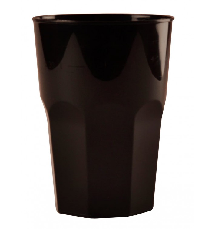 Vaso Plastico para Cocktail Negro PP Ø84mm 350ml (200 Uds)