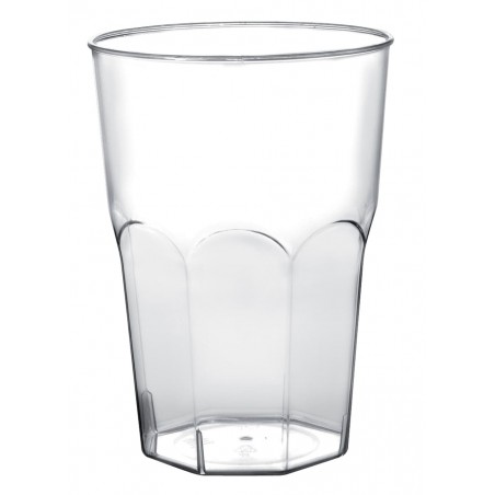 Vaso Reutilizable Irrompible PP Cocktail Transp. Ø8,4cm 420ml (420 Uds)