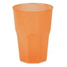Vaso de Plastico "Frost" Naranja PP 350ml (20 Uds)