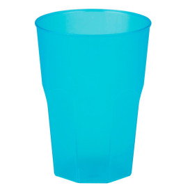 Vaso de Plastico "Frost" Turquesa PP 350ml (20 Uds)