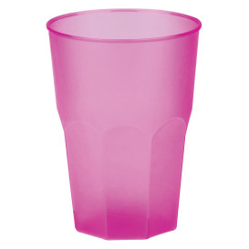 Vaso de Plastico "Frost" Fucsia PP 350ml (200 Uds)