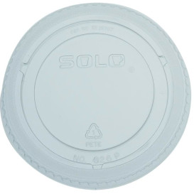Tapa Cerrada Para Vaso PET Solo Ultra Clear 16Oz Ø9,86 y 24Oz (100 Uds)