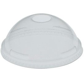 Tapa Cúpula Agujero Vaso PET Solo Ultra Clear 32Oz (25 Uds)