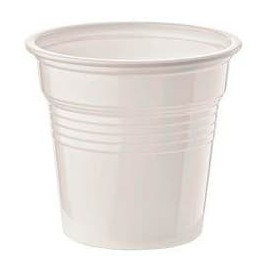 Vaso de Plastico PS Blanco 80ml Ø5,7cm (50 Uds)