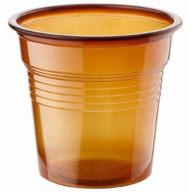 Vaso de Plastico PS Marrón 80ml Ø5,7cm (2400 Uds)