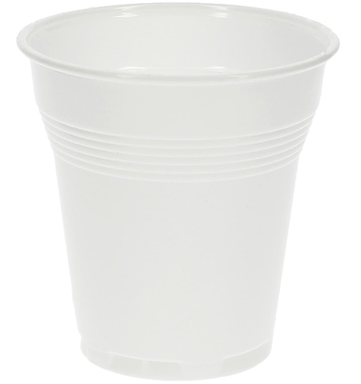 Vaso de Plastico PS Vending Blanco 160 ml (100 Unidades)