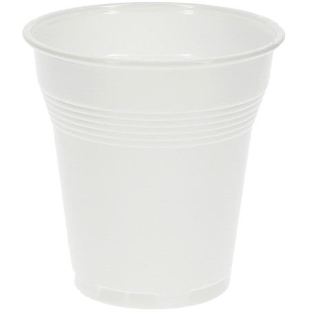 Vaso de Plástico PS Vending Blanco 160 ml (3.000 Uds)