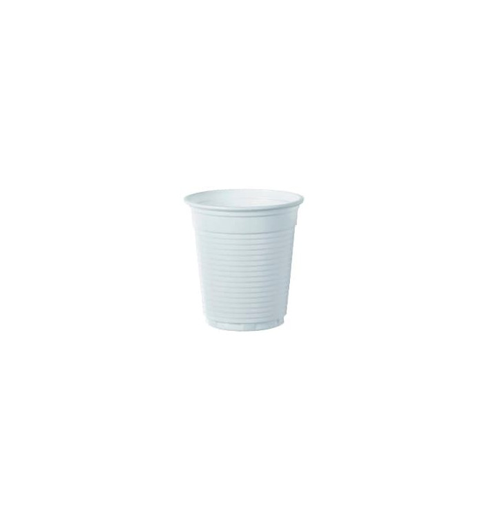 Vaso de Plastico PS Blanco 166ml Ø7,0cm (3000 Uds) Vaso de Plastico PS Blanco 166ml Ø7,0cm (3000 Uds)