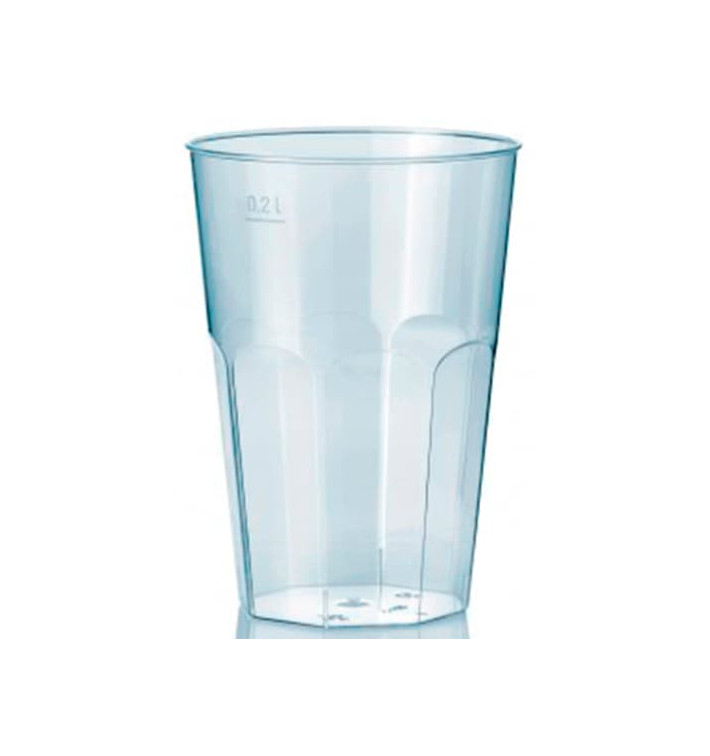 Vaso "Deco" PS Transparente Cristal 200 ml (500 Unidades) Vaso "Deco" PS Transparente Cristal 200 ml (500 Unidades)