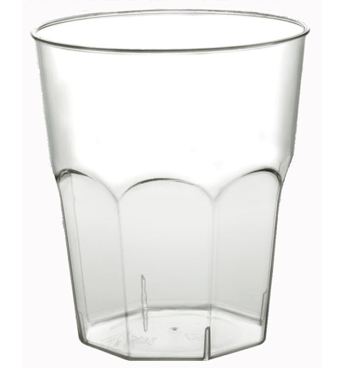 Vaso Plastico para Cocktail Transp. PS Ø73mm 220ml (50 Uds)