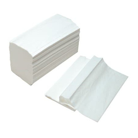 Toalla Papel Secamanos Tissue Blanco 2 Capas Z (150 Uds)
