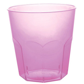 Vaso Plastico Lila Transp. PS Ø73mm 220ml (50 Uds)